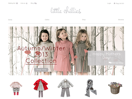 Children clothes Magento online shop